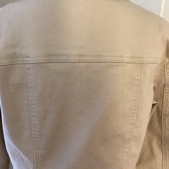 DG2 by Diane Gilman Beige Jean Jacket - Picture 4 of 11
